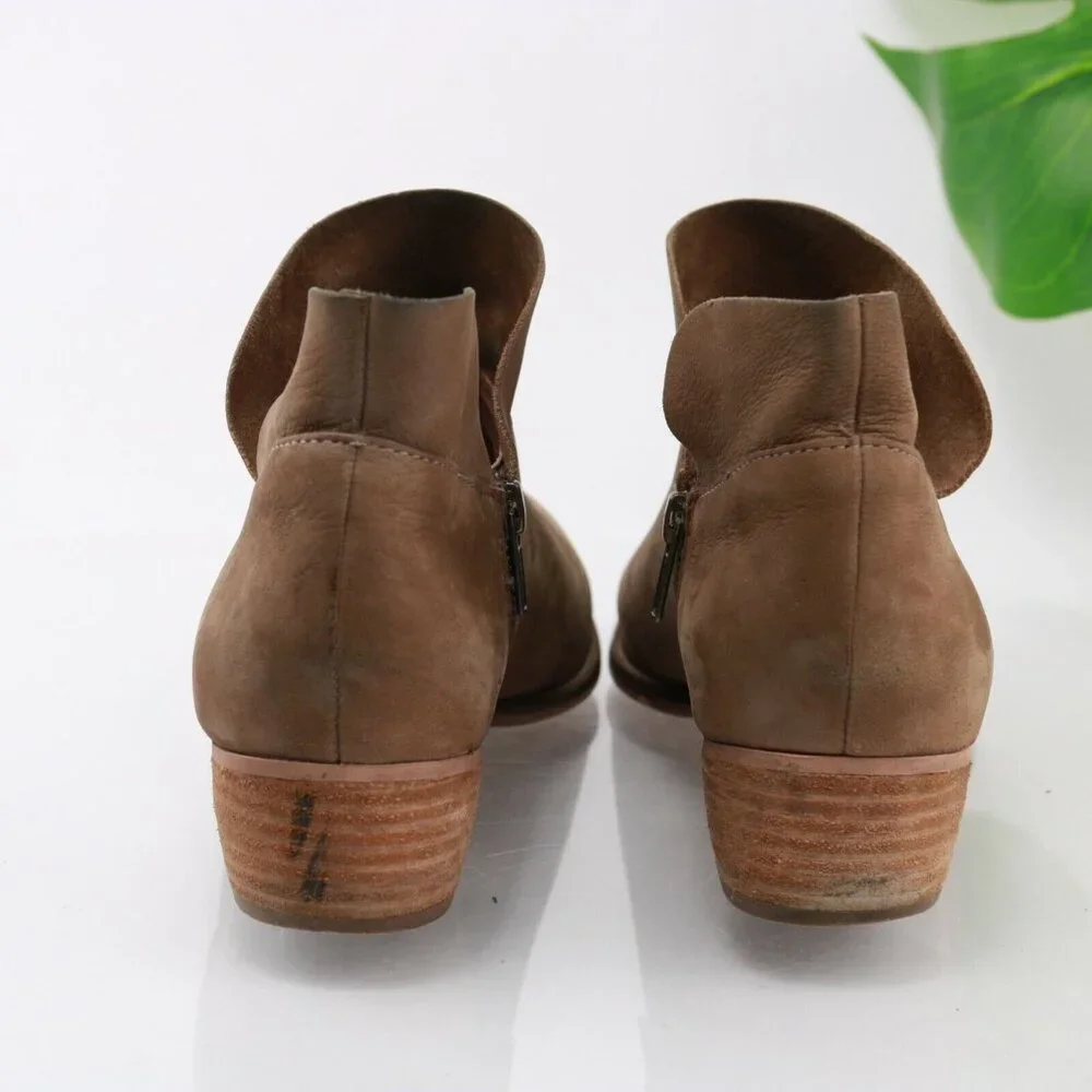 Seychelles Womens‎ Bait Boot Size 9.5 Brown Tan Suede Boho Western Bootie Comfy
